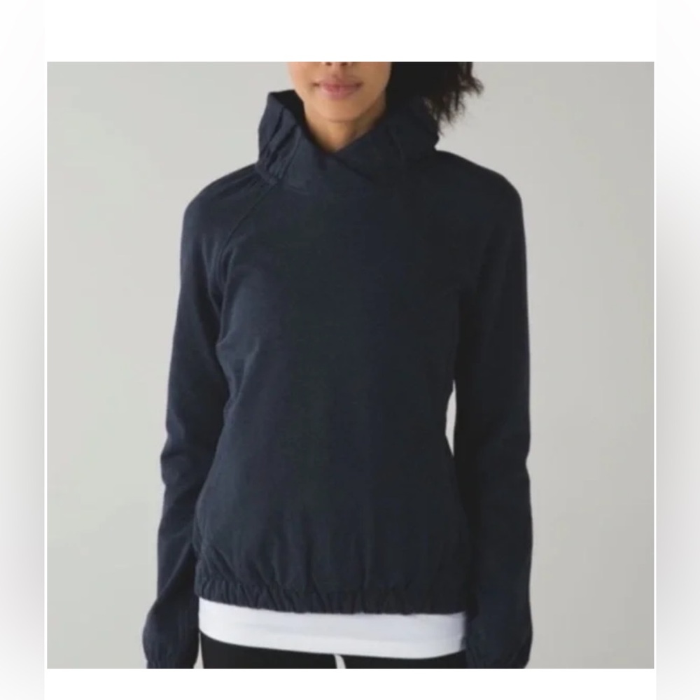 Lululemon After All Pullover. Sz 6. Naval Blue